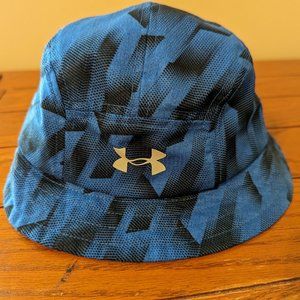 Under Armour Youth Warrior Bucket Blue & Black Sun Hat Boys sz S (1-3 years)